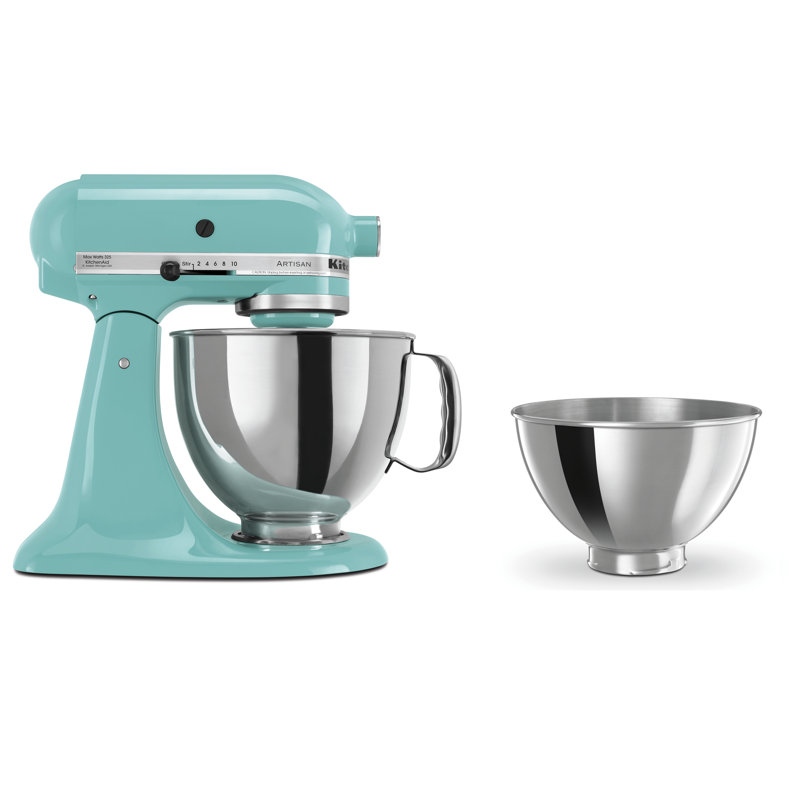 KitchenAid 5 Qt. Artisan Stand Mixer Bundle with BONUS 3 Qt. Mixer Bowl